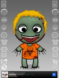 Игра Make a Zombie для iphone / ipad